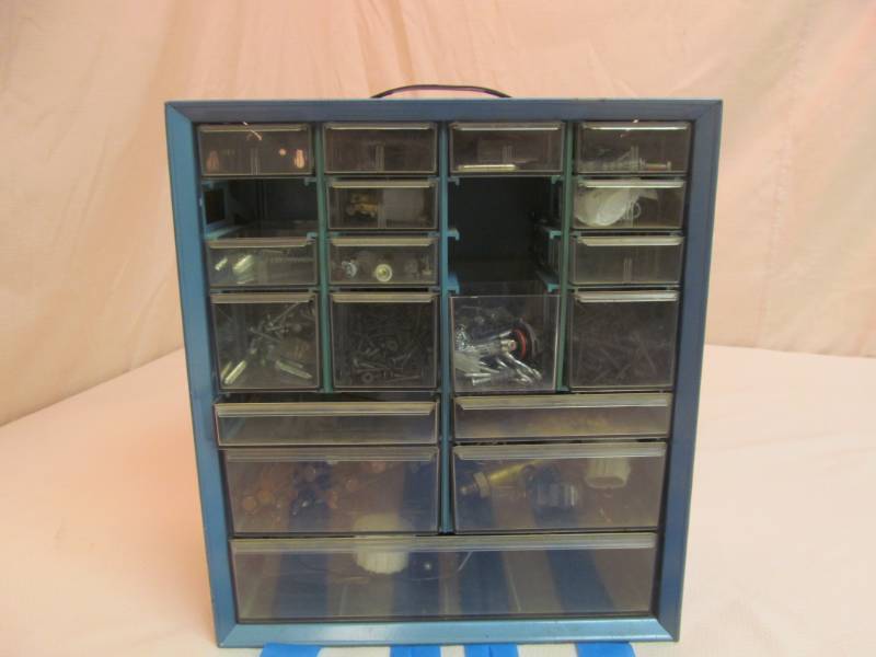 Metal small parts organizer