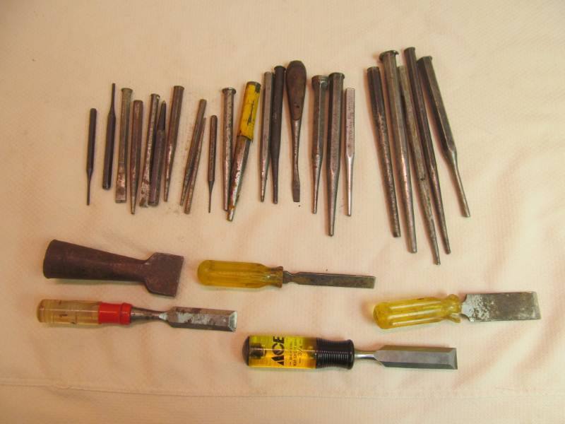 Punches, wood chisels