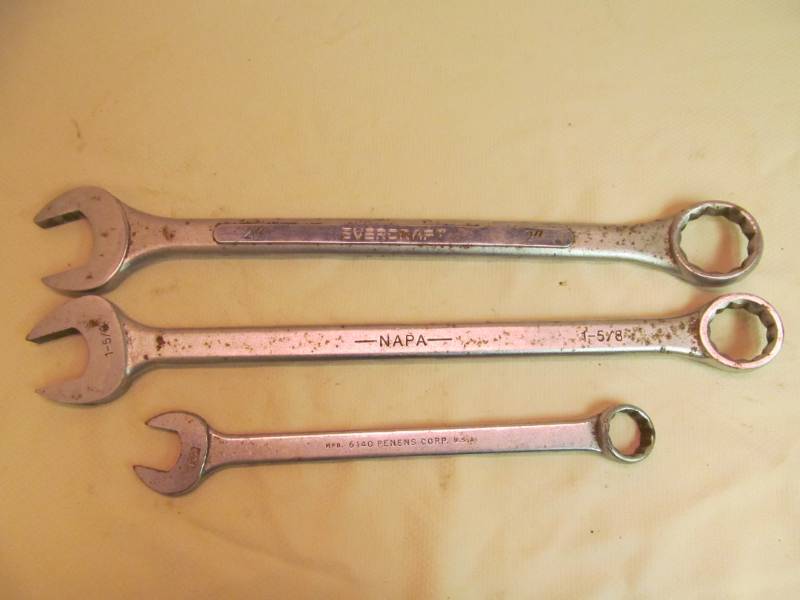 Variety of combination wrenches