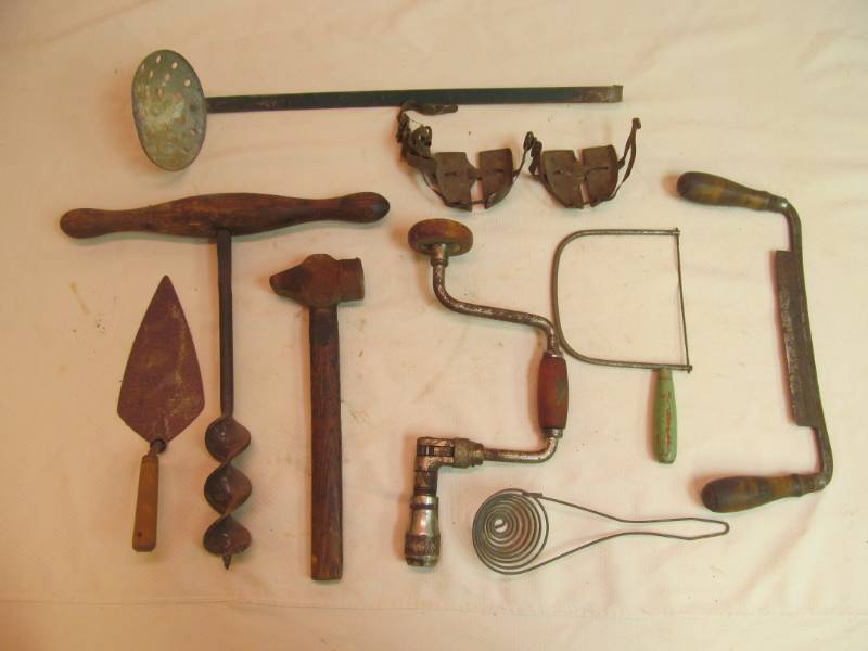 Group of vintage tools