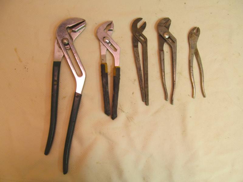 Group of channel lock pliers