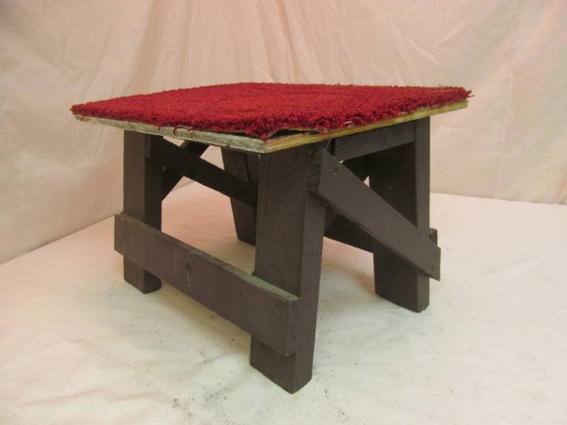 Homemade wood bench