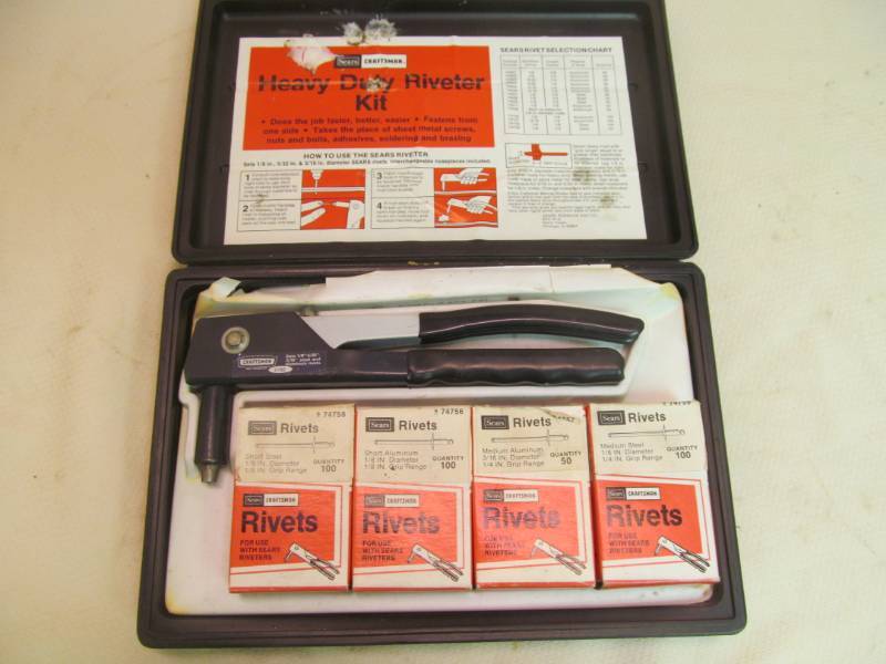 Heavy duty craftsman riveter kit