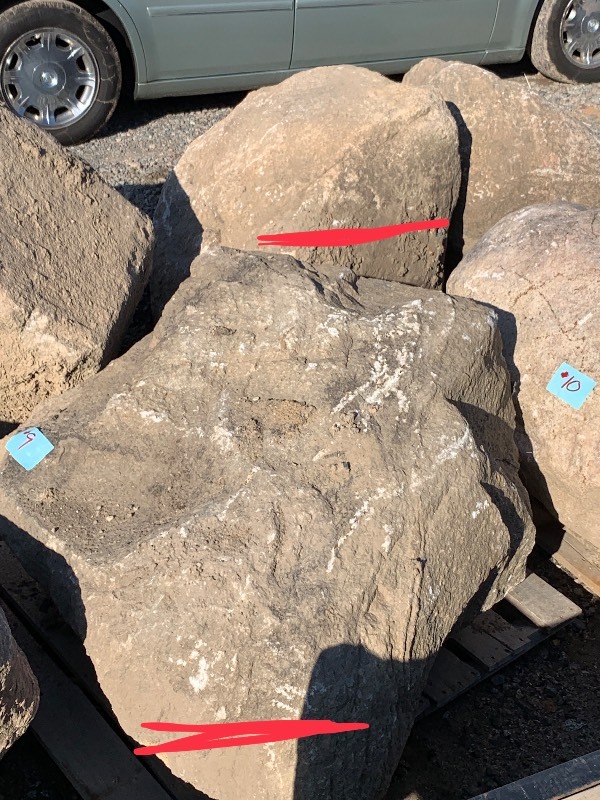 Lot Of (2) Landscape Boulders