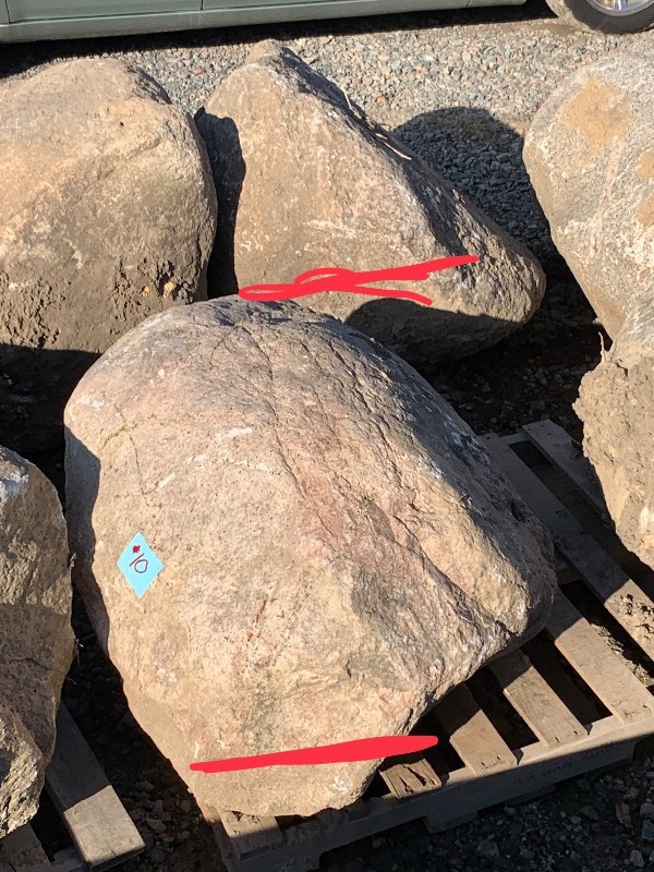 Lot Of (2) Landscape Boulders