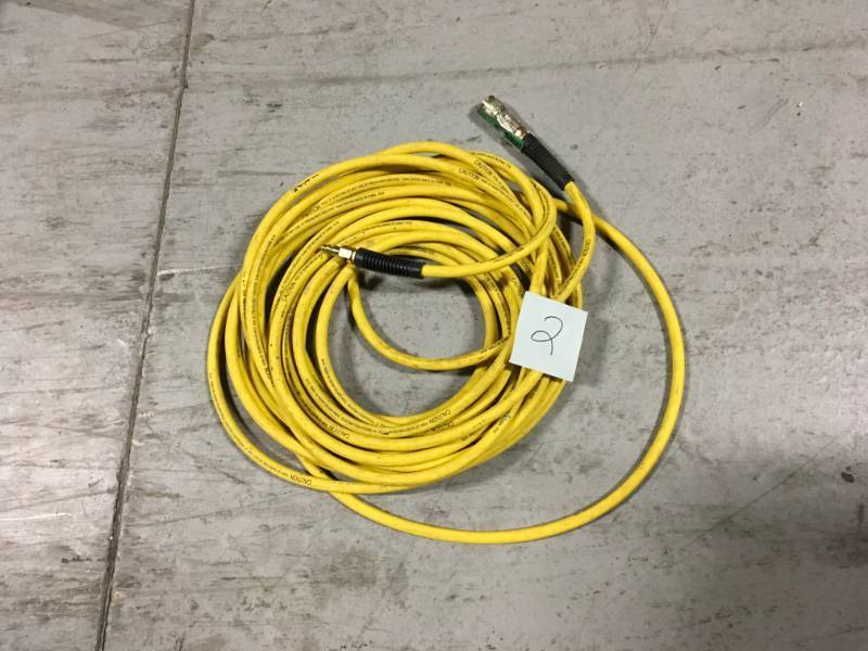 lot 2 image: PRESSURE WASHER HOSE YELLOW  in good condition