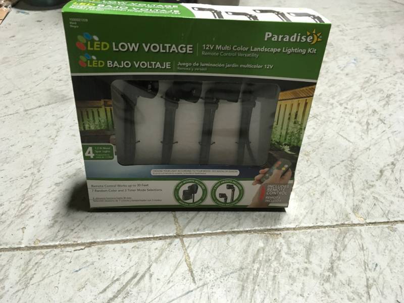 lot 46 image: Multi Color LED Nano Spot Light (4-Pack) not used