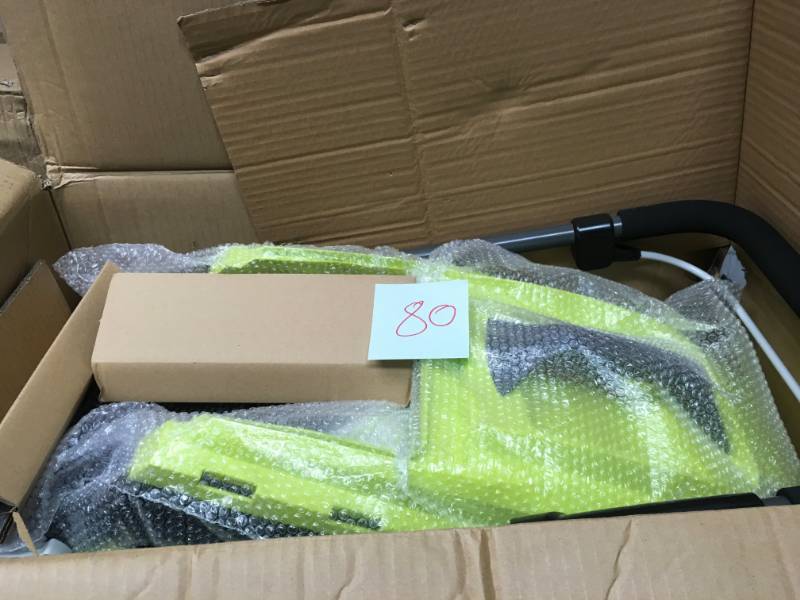 lot 80 image: RYOBI 13 in. 11 Amp Corded Electric Walk Behind Push Mower  in good condition