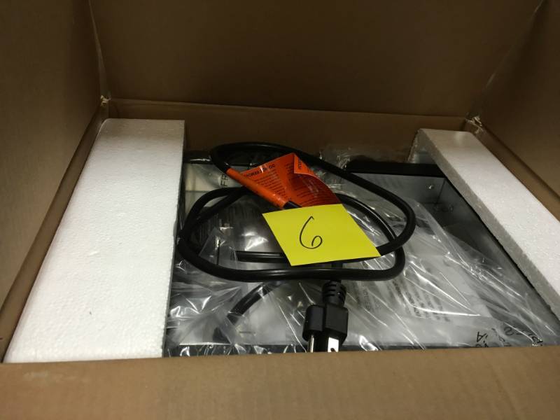 lot 6 image: Lifesmart 1500-Watt 6-Element Infrared Room Heater with Oak Cabinetin good condition