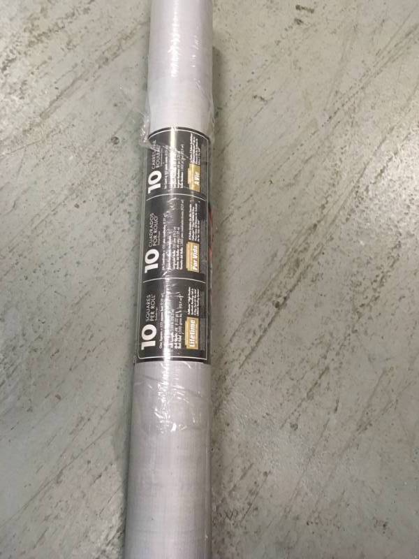 lot 24 image: GAF 1000 sq. ft. FeltBuster Synthetic Roofing Underlayment Roll in good condition