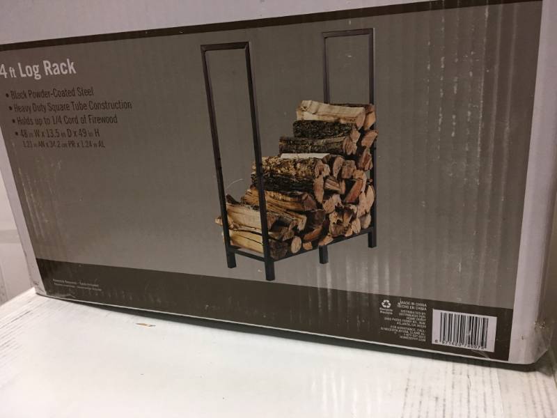 lot 30 image: 4 ft. Firewood Rack not used