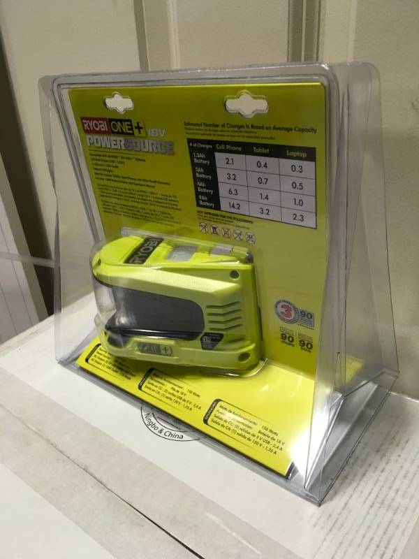 lot 71 image: RYOBI 150-Watt Powered Inverter Generator for 18-Volt Battery in good condition