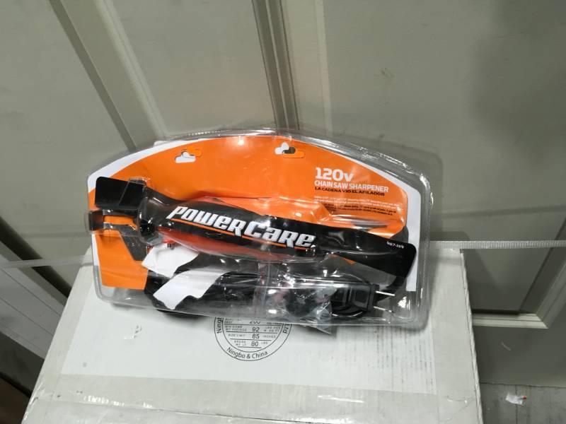lot 29 image: Power Care 120V Electric Chainsaw Sharpener in good condition