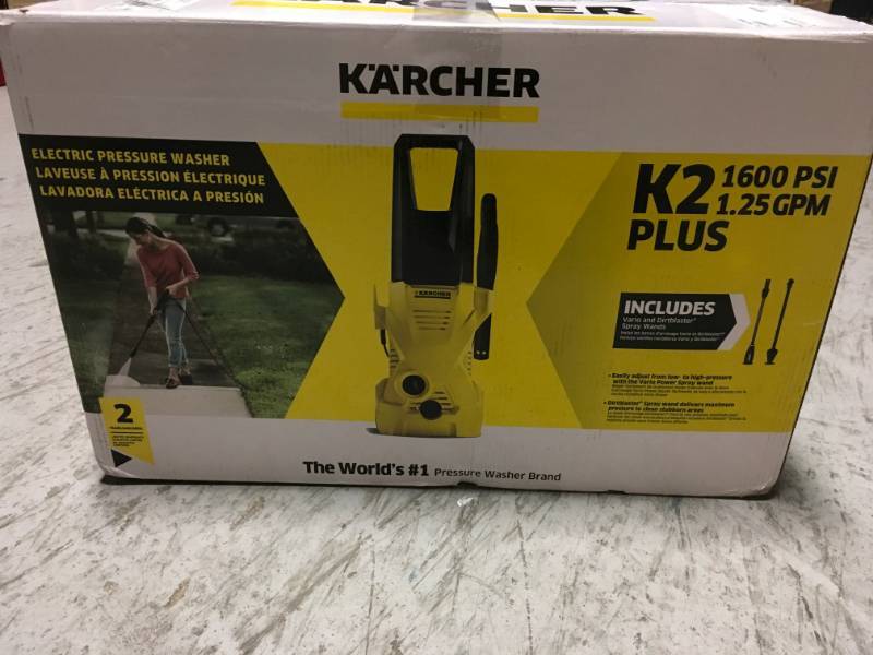 lot 48 image: Karcher K2 1600 PSI Electric Pressure Washer in good condition