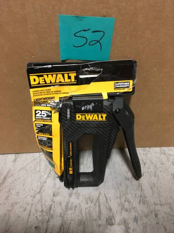 lot 52 image: DEWALT Carbon Fiber Tacker in good condition