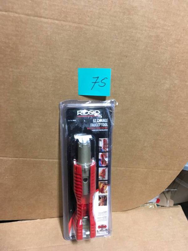 lot 75 image: RIDGID EZ Change Faucet Tool  in good condition