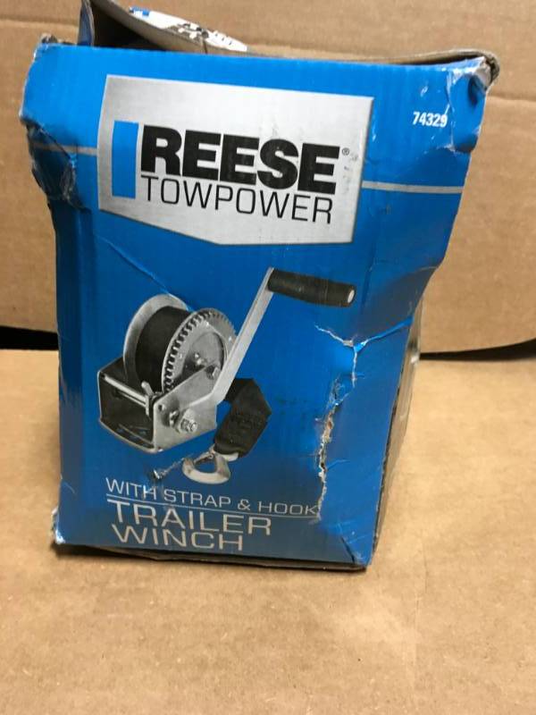 lot 80 image: Reese Towpower #1500 Winch with Strap  in good condition