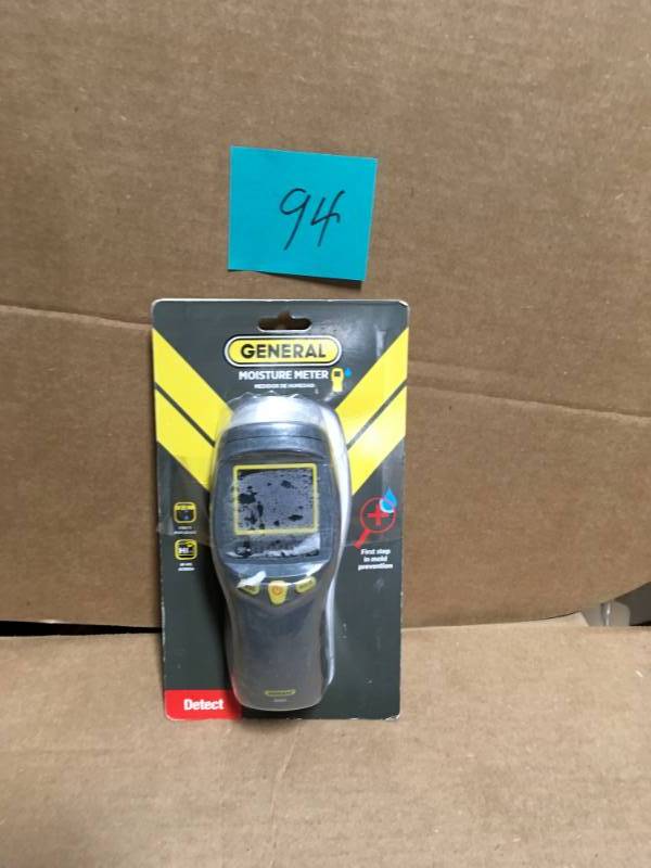 lot 94 image: General Pinless Moisture Meter  in good condition