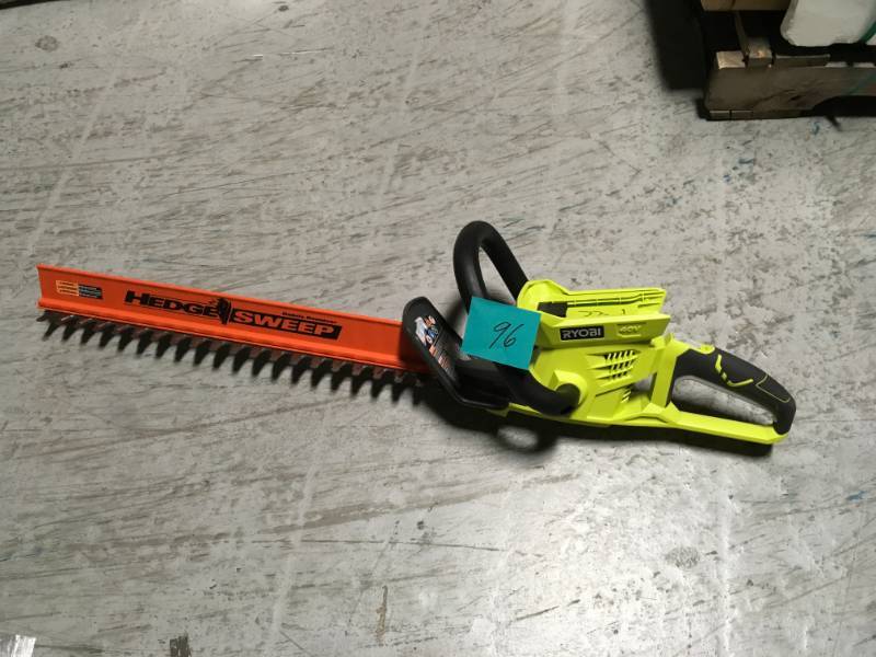 lot 96 image: Ryobi RY40601 40V 24 Cordless Hedge Trimmer  in good condition