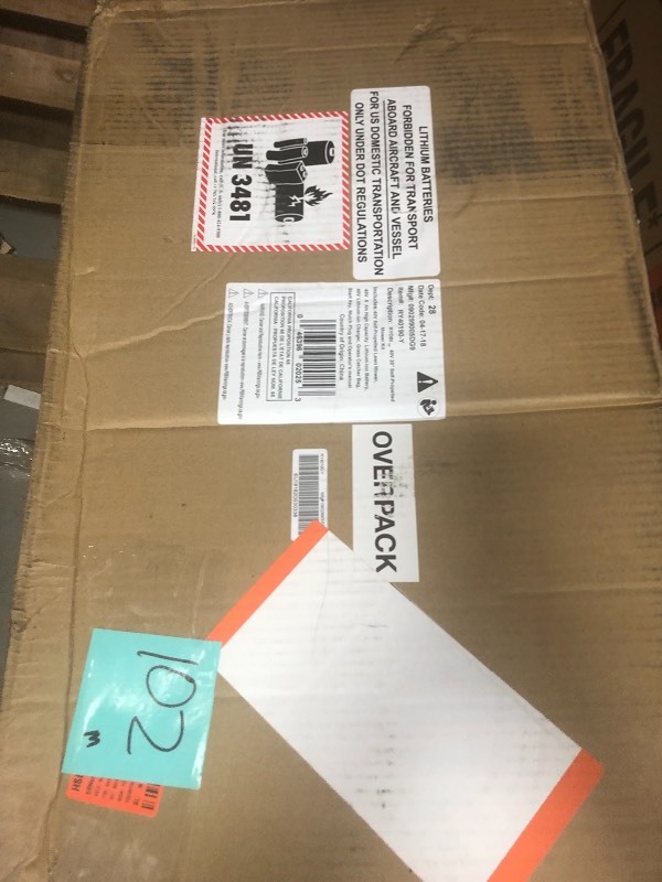 lot 102 image: RYOBI 20 in. 40-V Brushless Cordless Self-Propel Walk Behind Mower Lightweight Not used w battery and charger