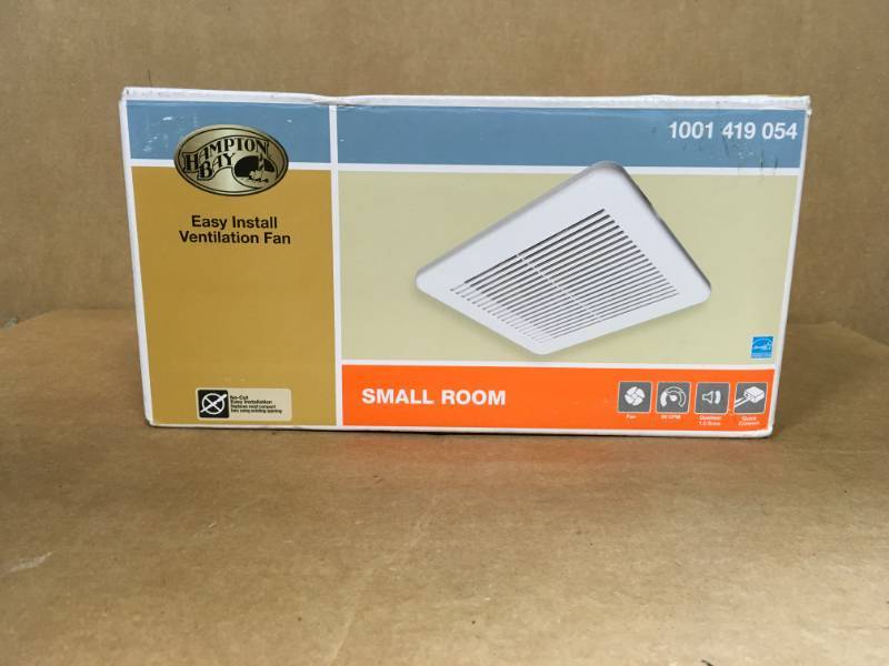 lot 22 image: Hampton Bay 50 CFM Ceiling Bathroom Exhaust Fan  in good condition
