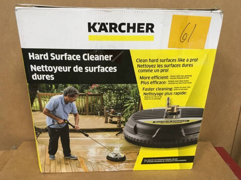 lot 61 image: Karcher 15 in. Surface Cleaner for Gas Pressure Washers in good condition