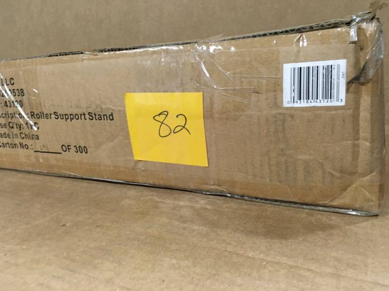 lot 82 image: Worker Support Stand for 27.5 in. to 43.5 in. Rollers in good condition