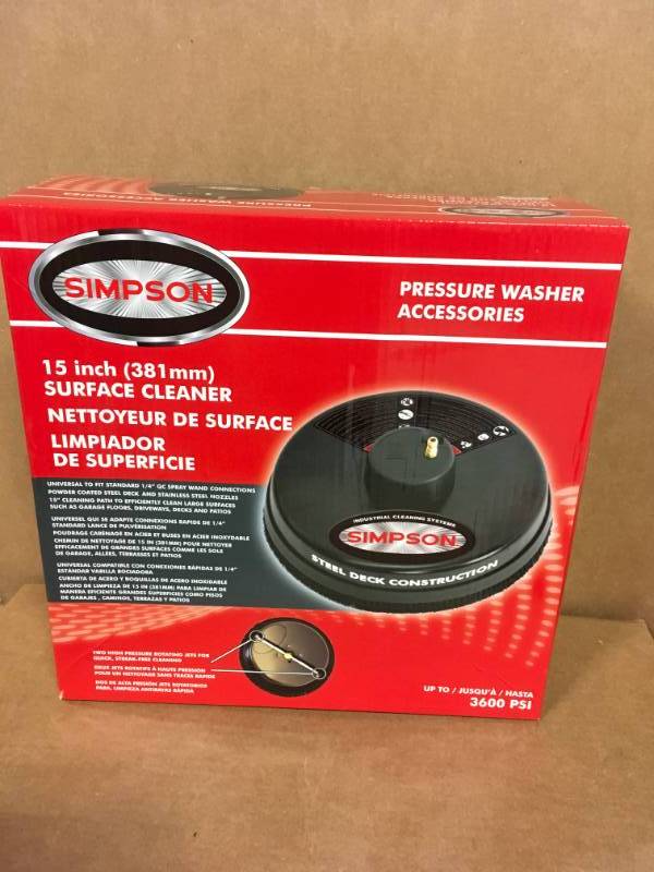 Surface Cleaner with Quick Connect Plug 