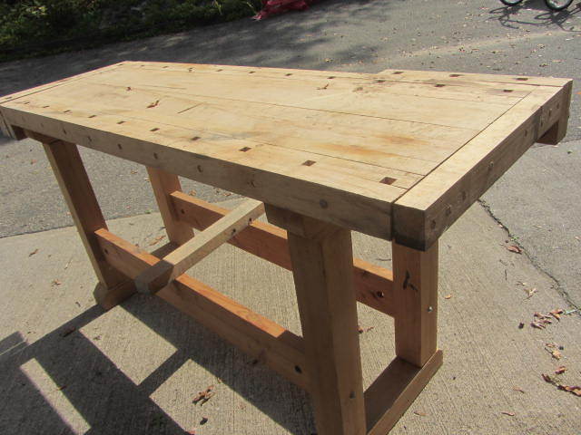 lot 9 image: Woodworking Bench