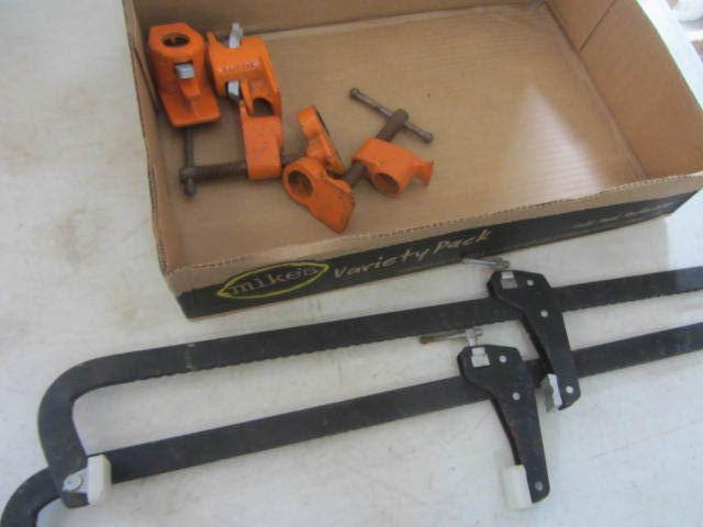 lot 36 image: Bar & Pony Pipe Clamps