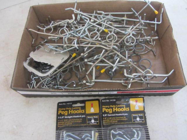 lot 50 image: Pegboard Hooks