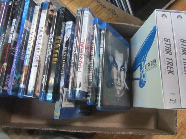 lot 80 image: Star Trek, Stargate, Hannibal DVDs