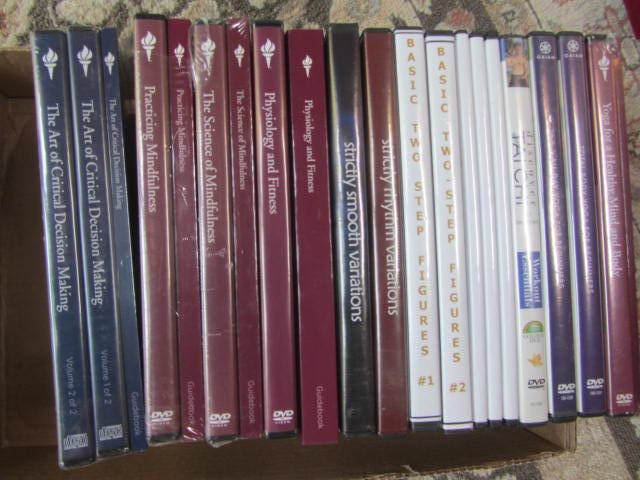 lot 89 image: Mindfulness, Dancing DVDs
