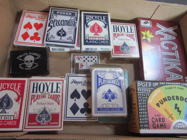 lot 108 image: Playing Cards, Dice, Games