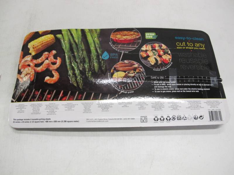 lot 41 image: MIU Bbq Grill Mat 4-pack