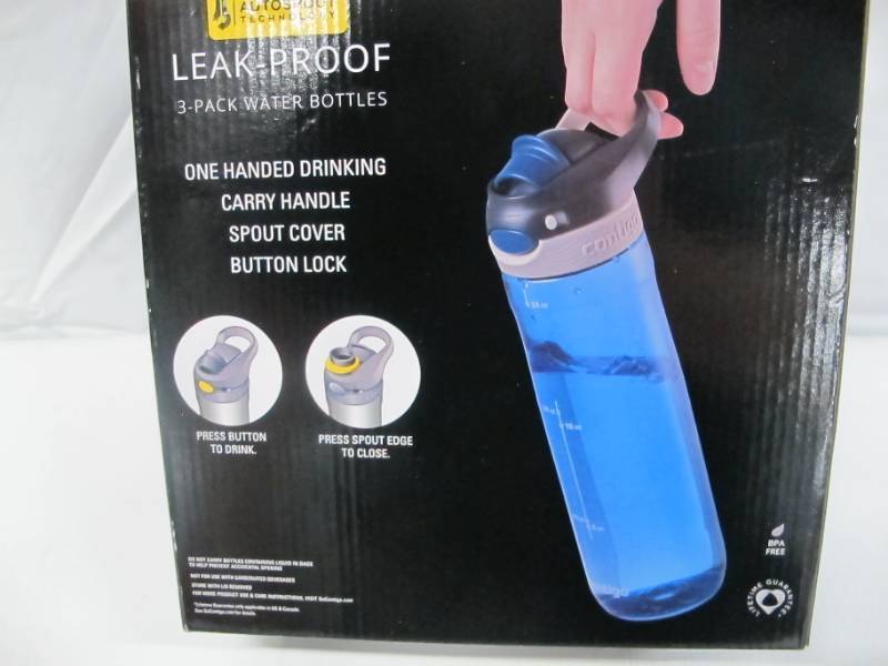 lot 23 image: Contigo Autospout 24oz Water Bottle, 3-pack