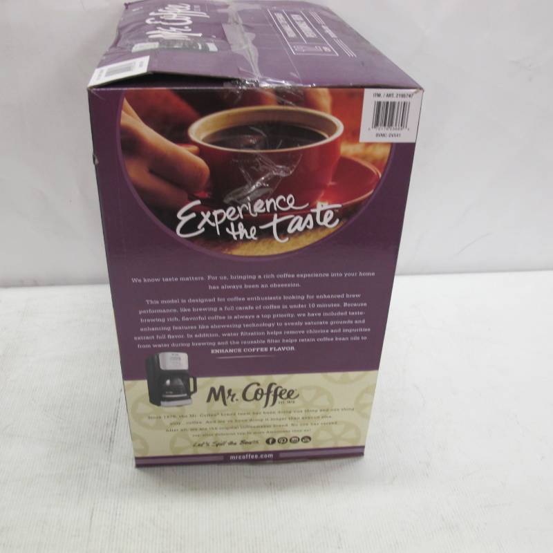 lot 43 image: Mr. Coffee Advanced Brew 12-Cup Programmable Coffee Maker BVMC-DVX41