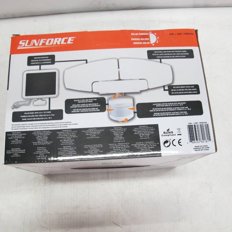 lot 56 image: Sunforce LED Solar Motion Activated Light