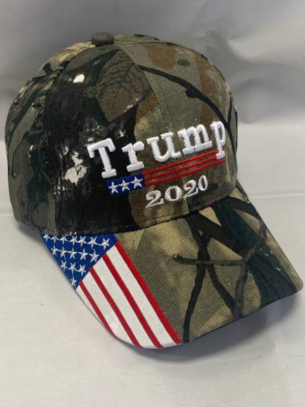 lot 7 image: Donald Trump 2020 Camo Hat New