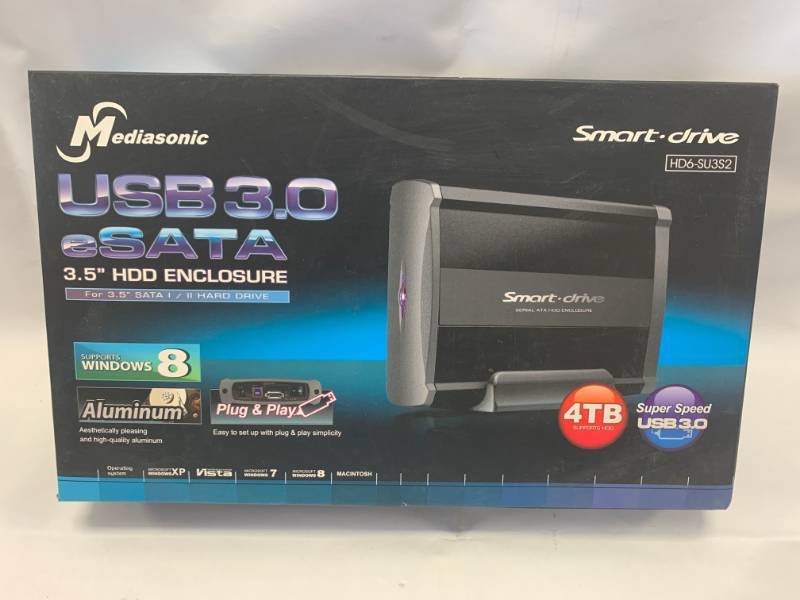 lot 59 image: New 4TB USB 3.0 Hard Drive