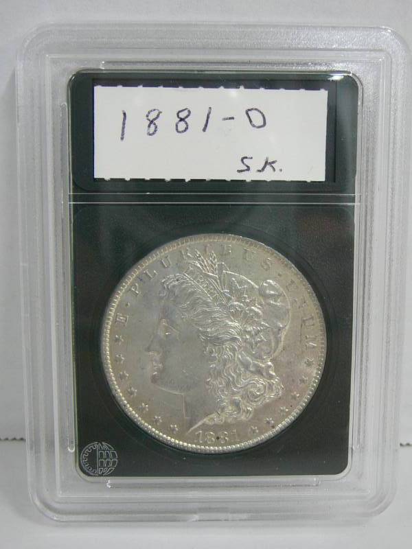 1881 O Morgan Silver Dollar