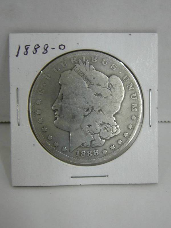 1888 o Morgan Silver Dollar