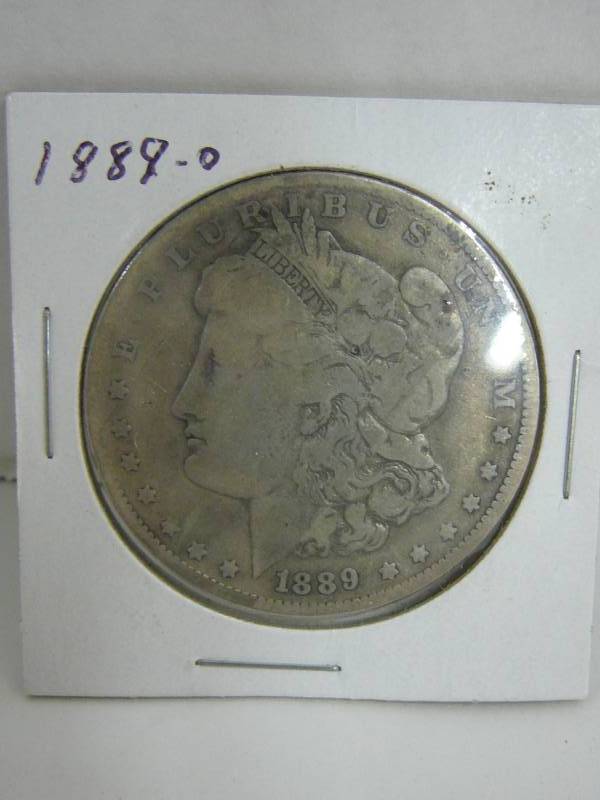 1889 o Morgan Silver Dollar