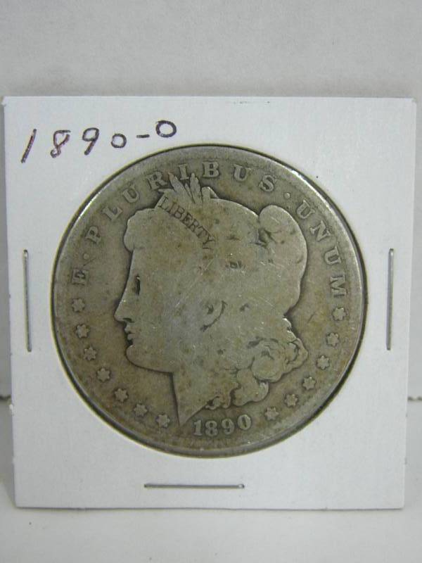 1890 o Morgan Silver Dollar