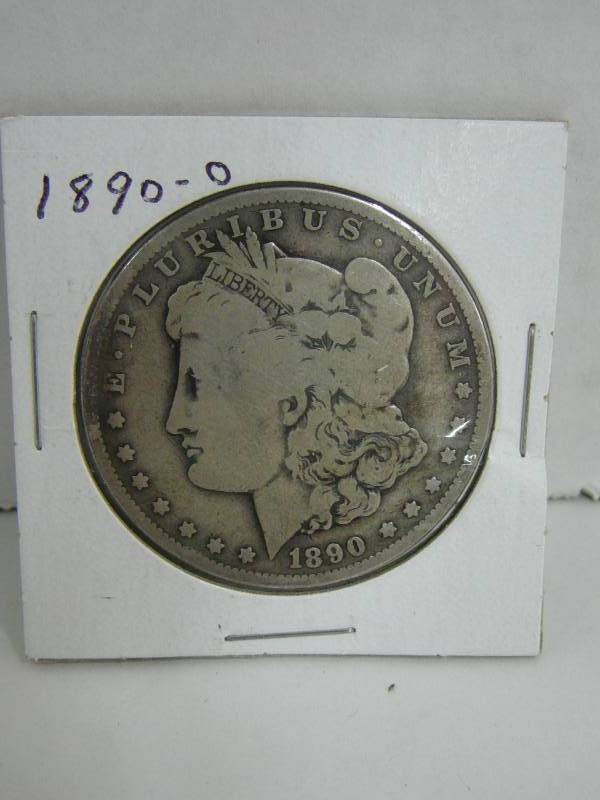 1890 o Morgan Silver Dollar