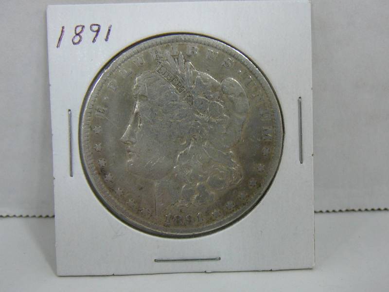 1891 Morgan Silver Dollar