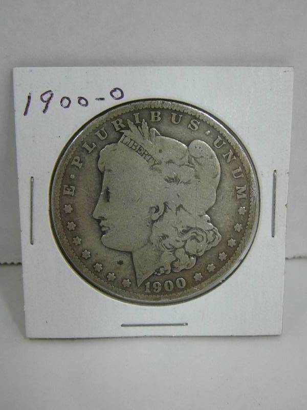 1900 o Morgan Silver Dollar