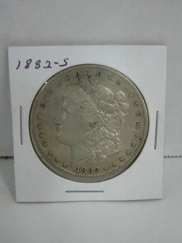 1882 s Morgan Silver Dollar