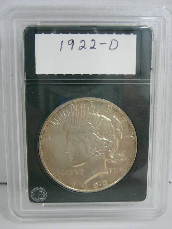 1922d Peace Silver Dollar