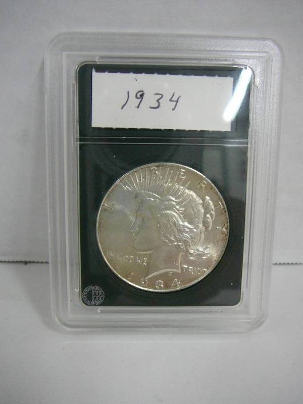 1934 Peace Silver Dollar
